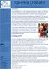 Kolewa Update. Newsletter Kolewa Foundation January/February/March 2015 Nieuwsbrief Stichting Kolewa Januari/Februari/Maart 2015