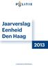 Jaarverslag Eenheid Den Haag