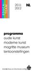 programma oude kunst moderne kunst magritte museum tentoonstellingen Koninklijke Musea voor Schone Kunsten van België