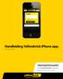 Handleiding Yellowbrick iphone app.