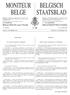 MONITEUR BELGE BELGISCH STAATSBLAD N. 388 INHOUD SOMMAIRE. 144 pages/bladzijden
