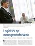 Logistiek op managementniveau Supply Chain-denken ontbreekt vaak in logistiek