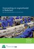 Visverwerking en visgroothandel in Nederland. Recente ontwikkelingen en vooruitzichten