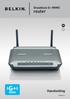 Draadloze G+ MIMO. router. Handleiding F5D9230-4