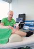 Fysiotherapeut Rayer behandelt met Extracorpereal ShockWave Therapy