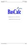 Handleiding BasCalc-GWW /Ari /Basis en /Plus. Copyright 1999-2015 Beuvink Advies en Service