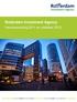 Rotterdam Investment Agency. Verantwoording 2011 en ambities 2012