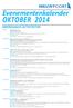 Evenementenkalender OKTOBER 2014