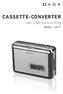 CASSETTE-CONVERTER. met USB-aansluiting MODEL: 10577