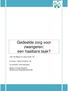 Gedeelde zorg voor zwangeren: een haalbare taak?