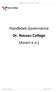 Handboek Governance Dr. Nassau College (Assen e.o.)