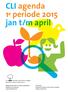 CLI agenda 1 e periode 2015 jan t/m april