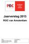 Jaarverslag 2013. : ROC van Amsterdam