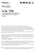 VA-76 V-Arranger Keyboard 128-voice polyphony
