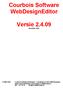 Courbois Software WebDesignEditor. Versie 2.4.09
