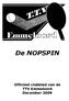 De NOPSPIN Officieel clubblad van de TTV Emmeloord December 2009