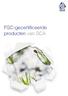 FSC-gecertificeerde producten van SCA