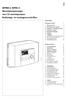 WPMW II, WPMS II Warmtepompmanager voor CV-warmtepompen Bedienings- en montagevoorschriften