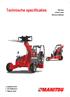 MANITOU TMT 25I. Q t 2500. c mm 500. x mm 628. y mm 1783. kg 2445. kg 3165/1780. kg 740/1705. 18x7-8 129A5 LT. 10x16,5 134A2 SKS. 2x/1x.
