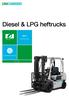 Diesel & LPG heftrucks