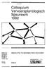 Vervoersplanologisch. Colloquium. Speurwerk 1992 INNOVATIE IN VERKEER EN VERVOER. Deel 2. Bundeling van bijdragen van. gehouden te.