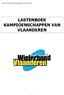 151117-Lastenboek Kampioenschappen van Vlaanderen LASTENBOEK KAMPIOENSCHAPPEN VAN VLAANDEREN