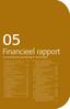 Financieel rapport. Geconsolideerde jaarrekening en toelichtingen