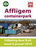 Affligem. containerpark