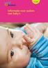 Informatie voor ouders met baby s 0-1 JAAR