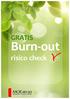 BURN- OUT RISICO CHECK