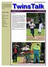 TwinsTalk. In deze editie: Heren 1. 3 september 2007. Jaargang 8, nummer 27. softbalvereniging