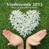 Vredesweek 2015. 19 t/m 27 september Apeldoorn