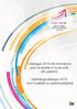 Catalogue 2015 des formations pour la qualité et la sécurité des patients. Opleidingscatalogus 2015 voor kwaliteit en patiëntveiligheid