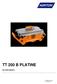 TT 200 B PLATINE HANDLEIDING