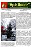 Op de Hoogte. Een witte Kerst. Kerstmarkt. Pagina 1. Onafhankelijk huis aan huis gezinsblad voor Wagenborgen