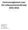 Centrumreglement voor het volwassenenonderwijs 2015-2016