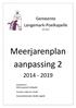 Meerjarenplan aanpassing 2