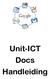 Unit-ICT Docs Handleiding