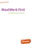 Benchmark. MaatWerk First. Vervolgbenchmark work first