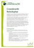 Groenkracht Beleidsplan