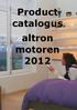 Product catalogus altron motoren 2012