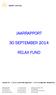 JAARRAPPORT 30 SEPTEMBER 2014 RELAX FUND