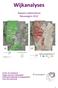 Wijkanalyses. Rapport wijkanalyses Nieuwegein 2012