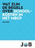wat zijn de regels over school _ kosten in het mbo? juli 2012