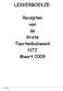 LEKKERBOEKJE: Recepten van de Grote Taartenbakweek NT2 Maart 2009. Lekkerboekje - 1 -