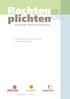 Rechten plichten RONDOM UW BEHANDELING. Informatie voor cliënten, familie en naastbetrokkenen. onderdelen van Arkin