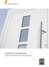 6 moderne motieven. Comfort voordeuren Voordelige aluminiumdeuren met 3-voudig veiligheidsslot