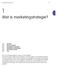 Wat is marketingstrategie?