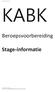 KABK. Beroepsvoorbereiding. Stage-informatie. Beroepsvoorbereiding / Stagehandleiding Koninklijke Academie van Beeldende Kunsten Den Haag