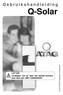Gebruikshandleiding Q-Solar